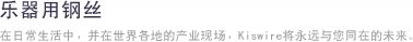 乐器用钢丝