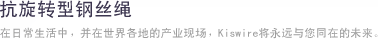 抗旋转型钢丝绳